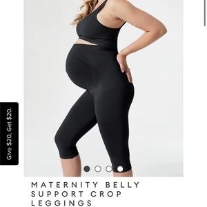 Blanqi Maternity Leggings (cropped)